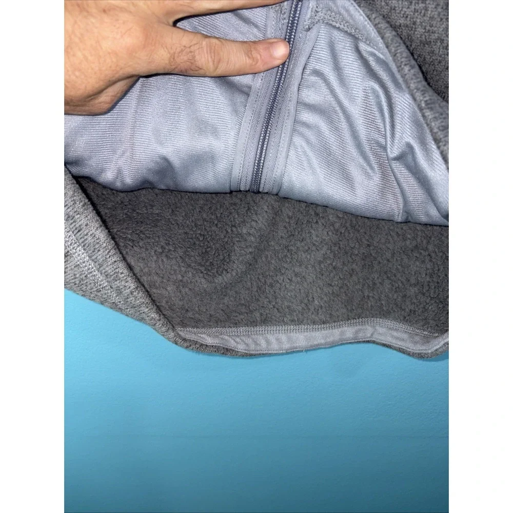 North Face Medium Gray Fleece Vest Heather Gorpcore Hiking Camping